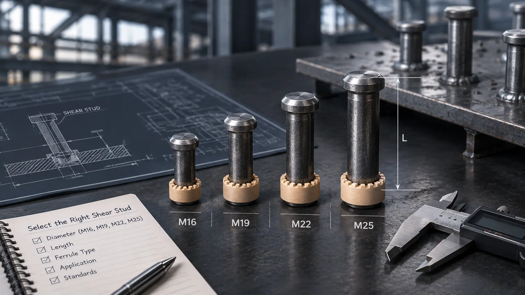 Shear Stud Sizes